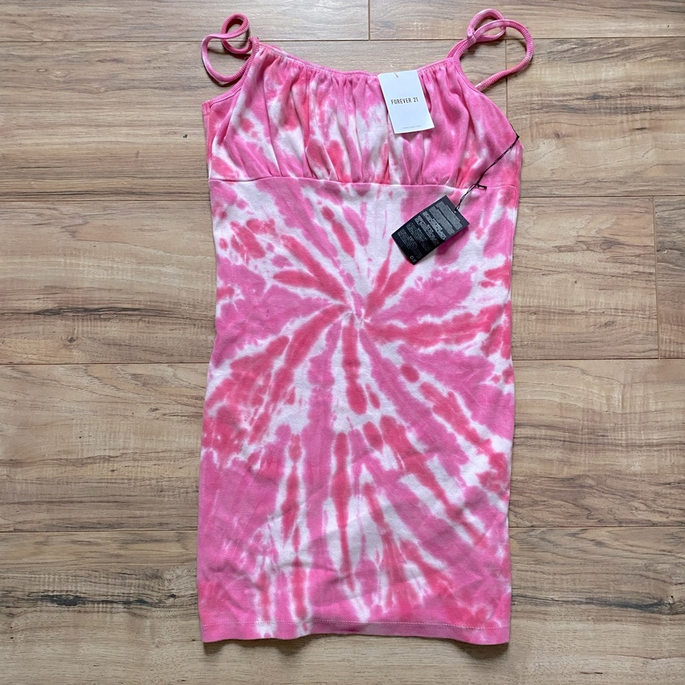 Forever 21 tie dye mini dress